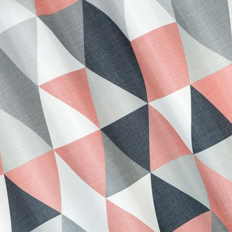 Eurofirany, zasłona gotowa, Adina, 140-250 cm, ciemnoróżowy