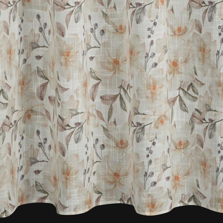 Eurofirany, zasłona gotowa, Amara, 140-250 cm, naturalny