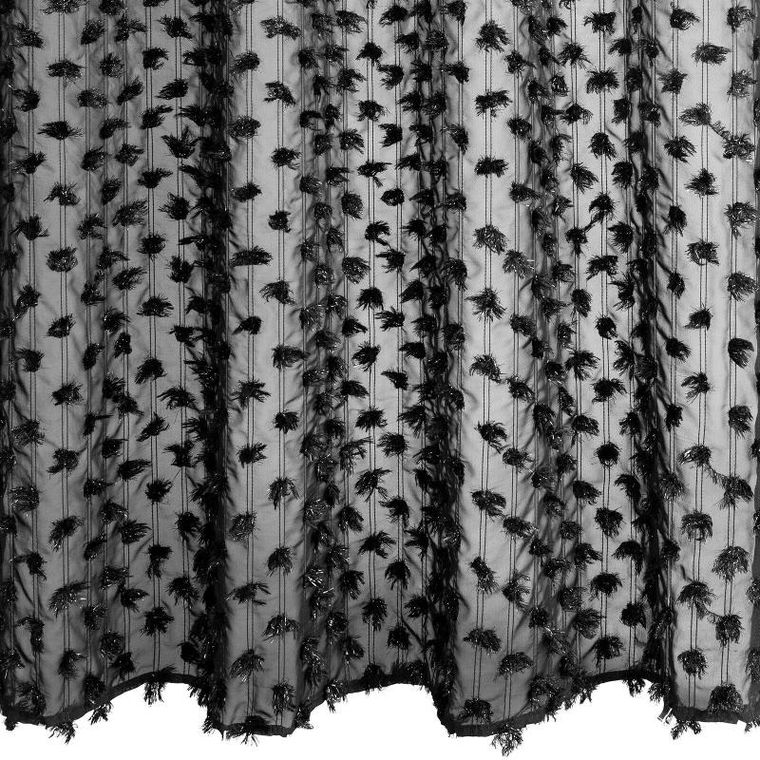 Eurofirany, zasłona gotowa, Aurelia, 135-250 cm, czarny