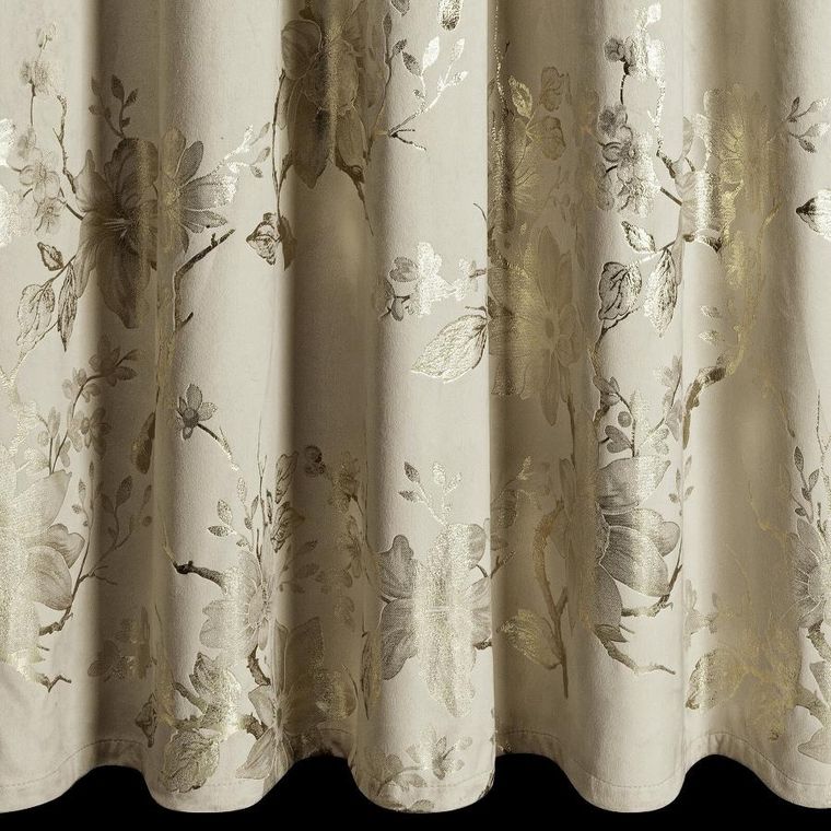 Eurofirany, zasłona gotowa, Celia, na taśmie, 140-270 cm, beżowy