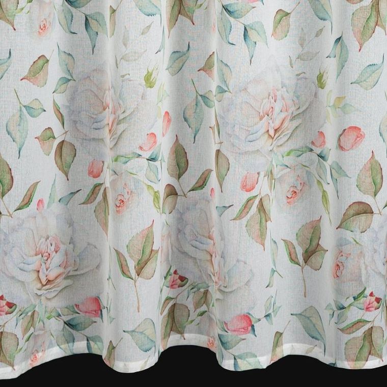 Eurofirany, zasłona gotowa d91 Rosa, 140-250 cm