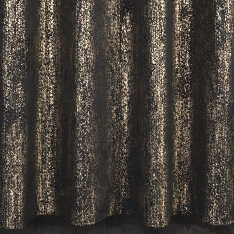 Eurofirany, zasłona gotowa, Dara, 140-250 cm, czarny