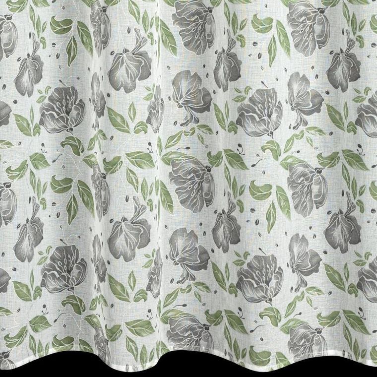 Eurofirany, zasłona gotowa, Dari, 140-250 cm, stalowy