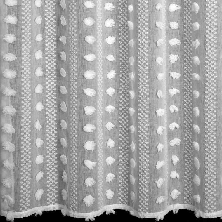 Eurofirany, zasłona gotowa, Elenor, 140-250 cm, biały