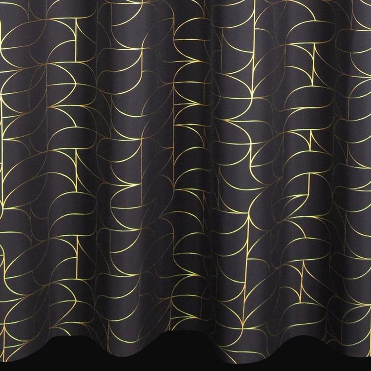 Eurofirany, zasłona gotowa, Evi, 140-250 cm, czarny