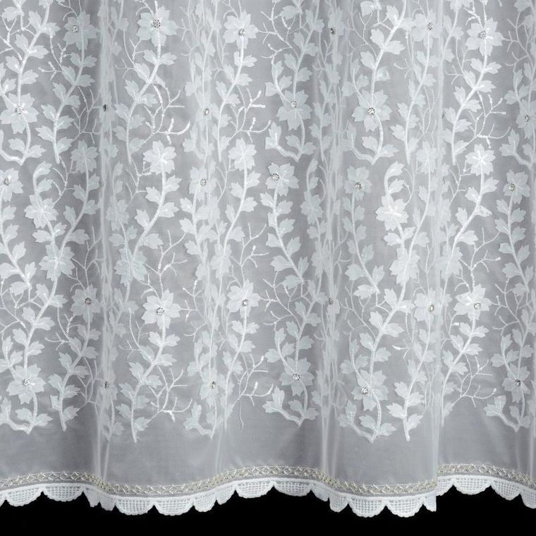 Eurofirany, zasłona gotowa, Inga, 140-250 cm, biały