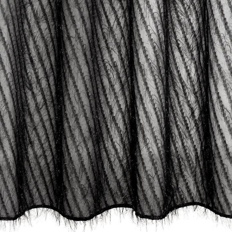 Eurofirany, zasłona gotowa, Laurel, 140-250 cm, czarny