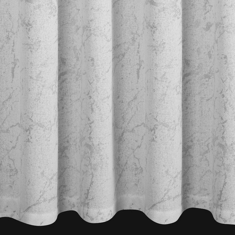 Eurofirany, zasłona gotowa, Marlene, na taśmie, 140-270 cm, biały