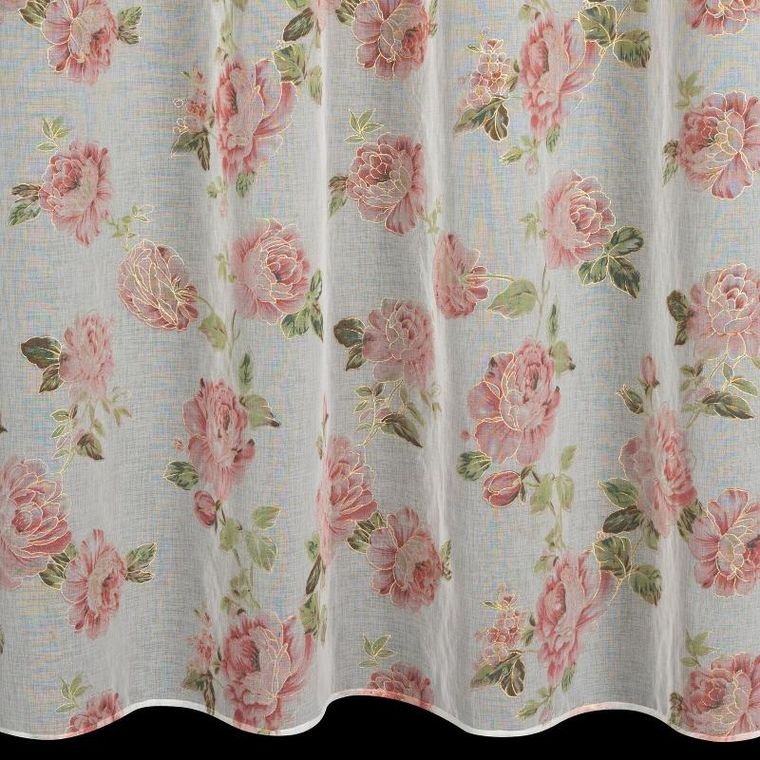 Eurofirany, zasłona gotowa, Mela, 140-250 cm, biały