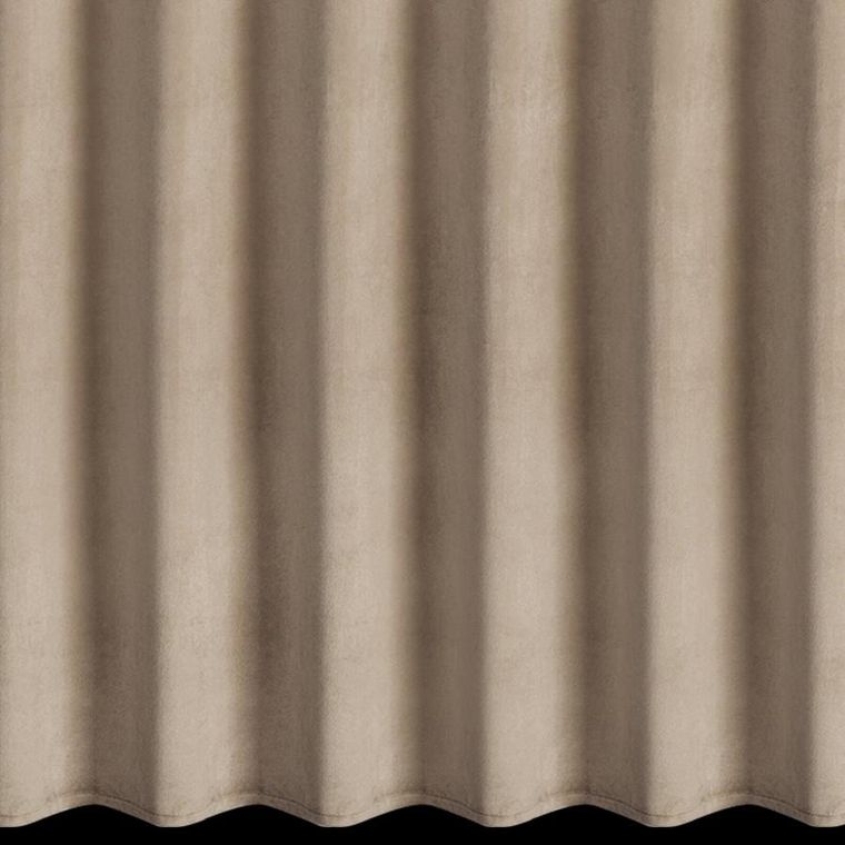 Eurofirany, zasłona gotowa, Melanie, 140-260 cm, ciemnobeżowy