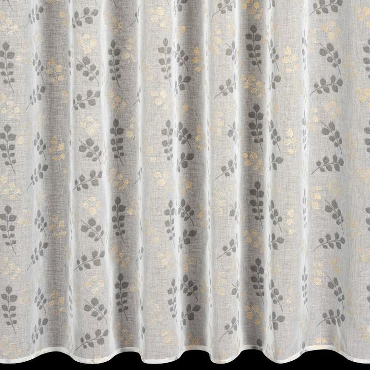 Eurofirany, zasłona gotowa, Miriam, na taśmie, 140-270 cm, biały