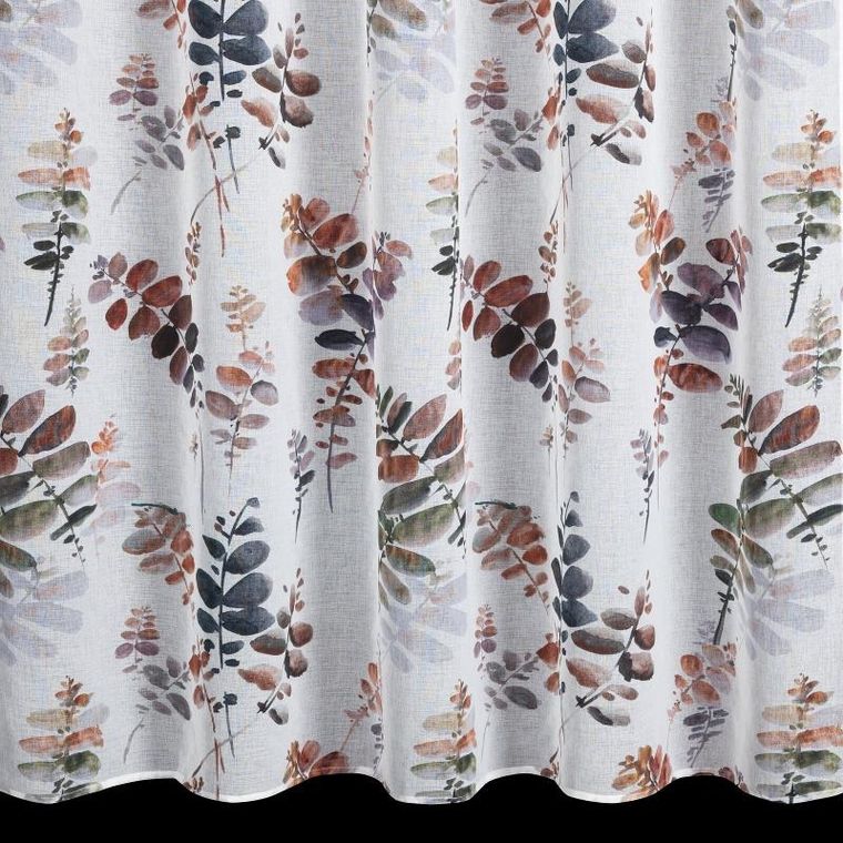 Eurofirany, zasłona gotowa na taśmie, Marina, 140-270 cm, stalowy