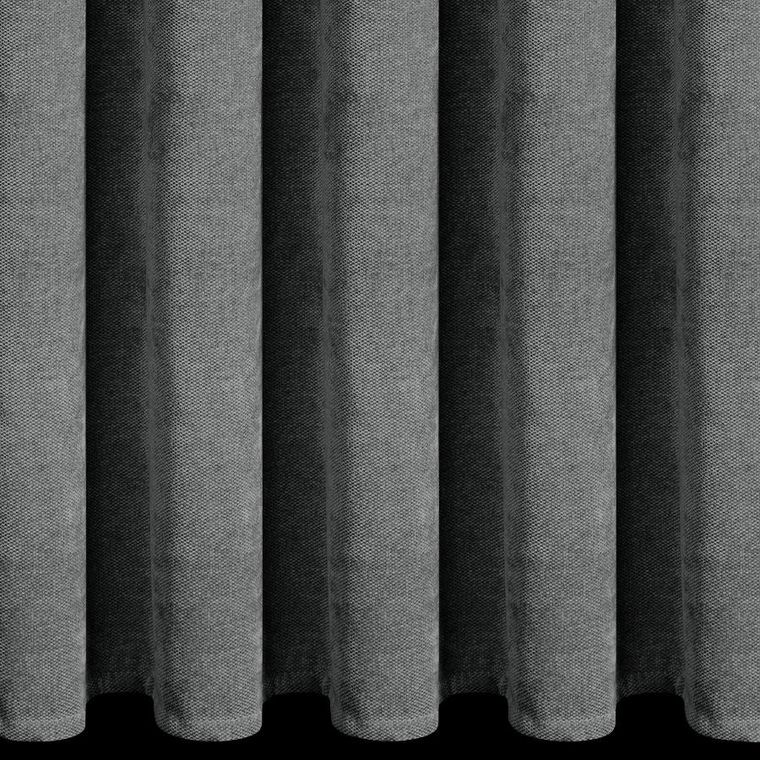 Eurofirany, zasłona gotowa, Neska, na taśmie, 140-270 cm, stalowy