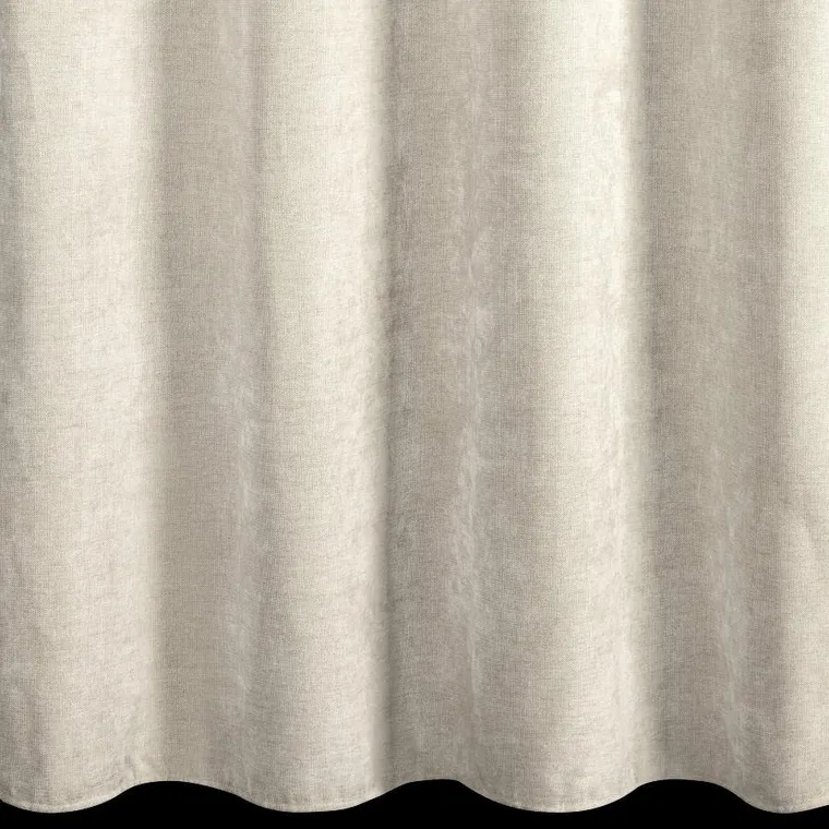 Eurofirany, zasłona gotowa, Nilo, na taśmie, 140-270 cm, beżowy