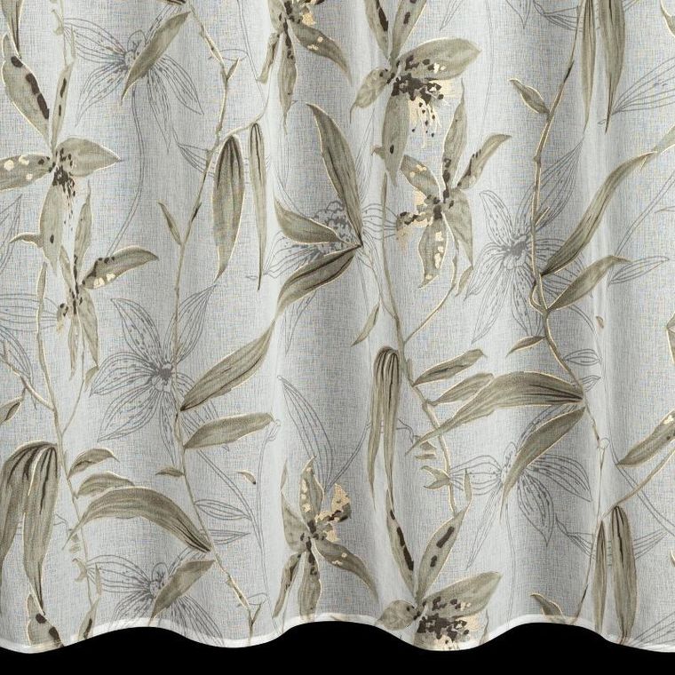 Eurofirany, zasłona gotowa Pati, 140-250 cm, oliwkowy