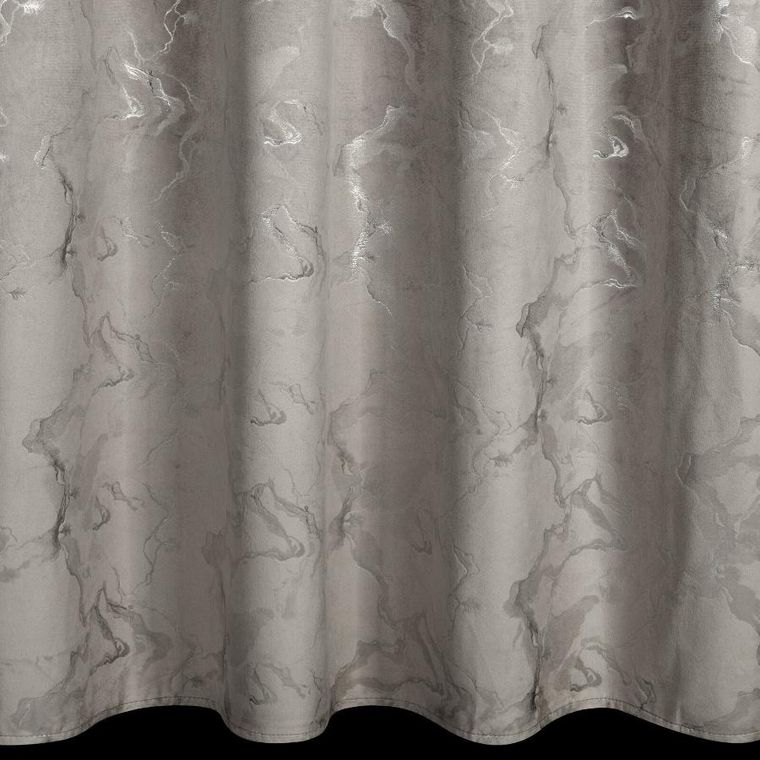 Eurofirany, zasłona gotowa, Raja, na taśmie, 140-270 cm, stalowy