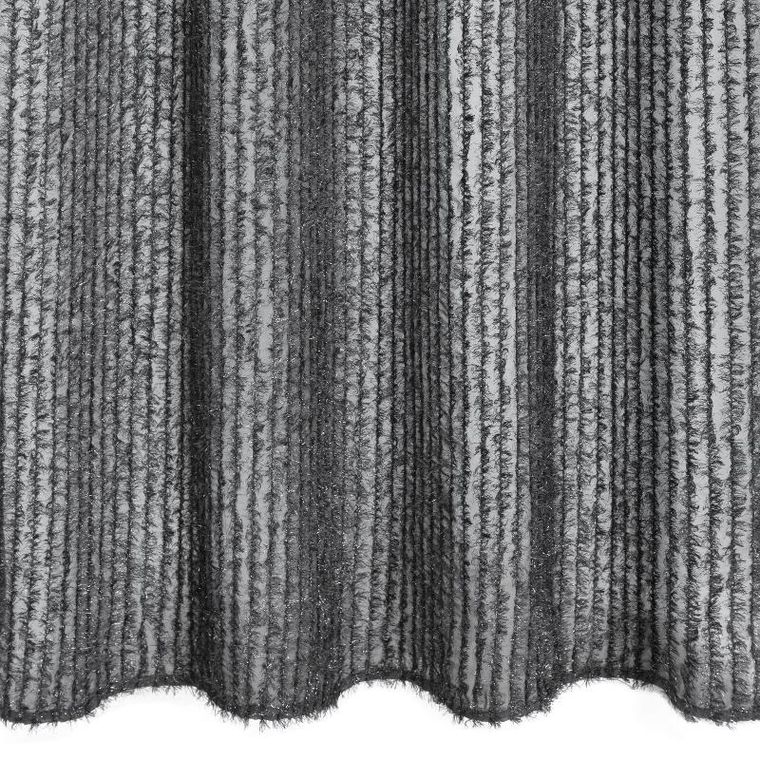 Eurofirany, zasłona gotowa, Selma, 135-250 cm, czarny