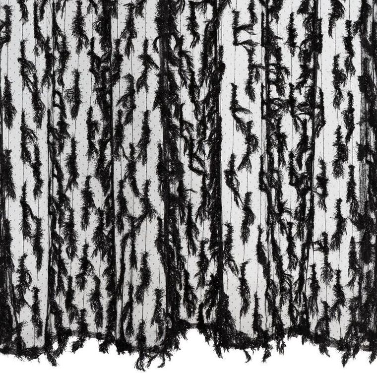 Eurofirany, zasłona gotowa, Victoria, 140-250 cm, czarny