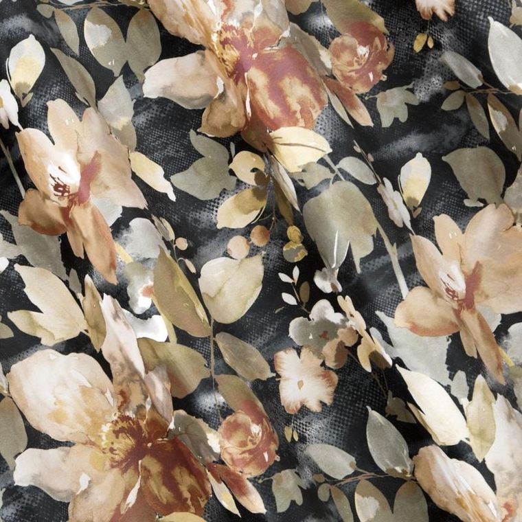 Eurofirany, zasłona zaciemniająca gotowa, Betty, 140-250 cm, czarny