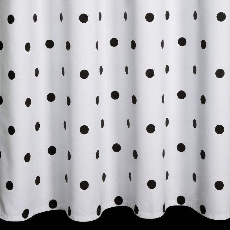 Eurofirany, zasłona zaciemniająca gotowa, Busa, na szelkach, 140-270 cm, biały