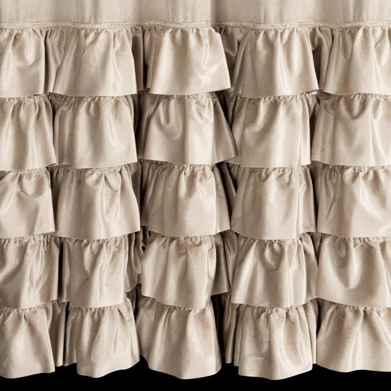 Eurofirany, zasłona zaciemniająca gotowa, Carli, 140-250 cm, beżowy