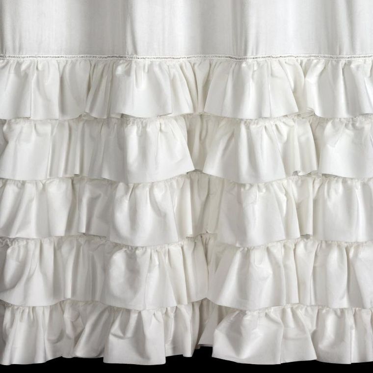 Eurofirany, zasłona zaciemniająca gotowa, Carli, na taśmie, 140-270 cm, biały