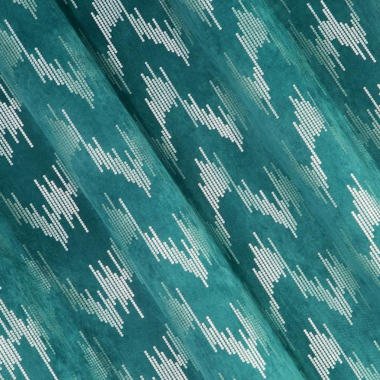 Eurofirany, zasłona zaciemniająca gotowa, Chill, 140-250 cm, turkusowy