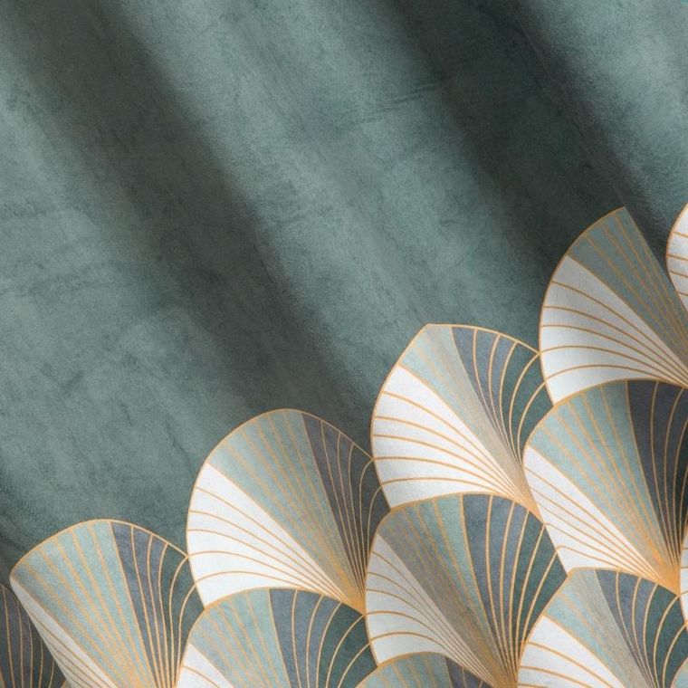 Eurofirany, zasłona zaciemniająca gotowa, Gina 140-250 cm, stalowy