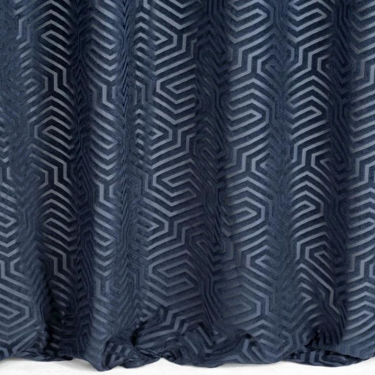 Eurofirany, zasłona zaciemniająca gotowa, Inga, 140-250 cm, granatowy