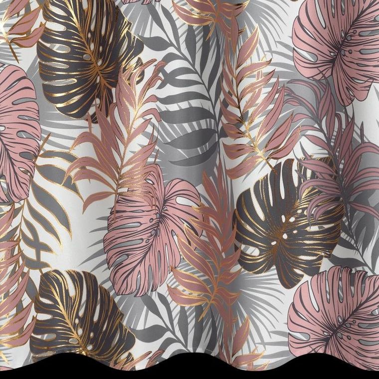 Eurofirany, zasłona zaciemniająca gotowa, Korfu, 140-250 cm, pudrowy