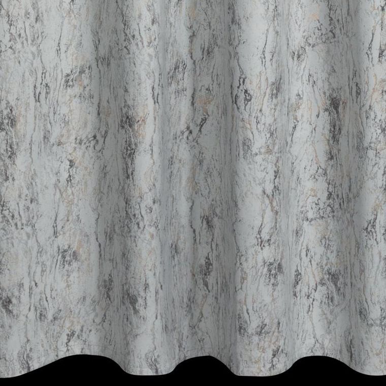 Eurofirany, zasłona zaciemniająca gotowa, Kornelia, 140-250 cm, srebrny