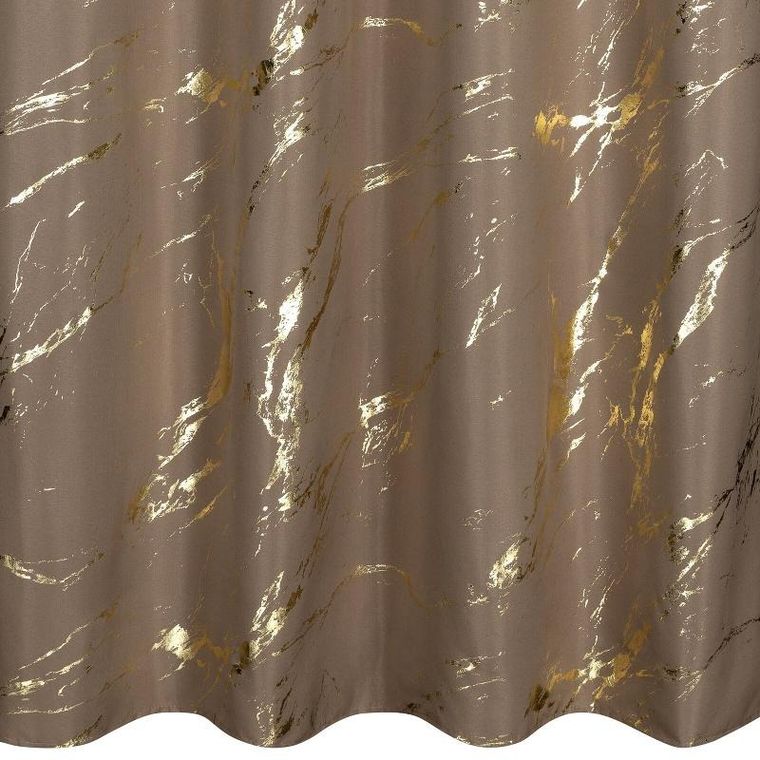 Eurofirany, zasłona zaciemniająca gotowa, Lani, 140-250 cm, brązowy