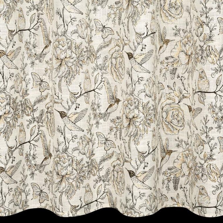 Eurofirany, zasłona zaciemniająca gotowa, Lucina, 140-250 cm, srebrny