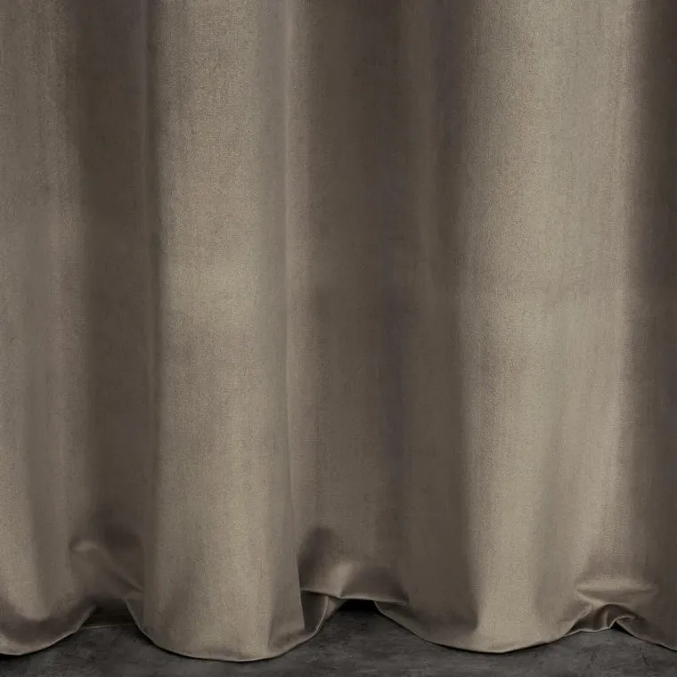 Eurofirany, zasłona zaciemniająca gotowa, Melanie, na taśmie, 140-270 cm, brązowy