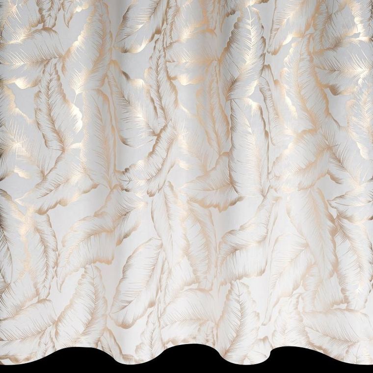 Eurofirany, zasłona zaciemniająca gotowa, Milena, 140-250 cm, biały