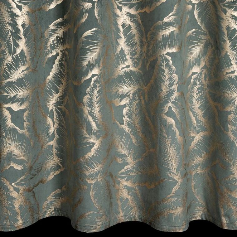 Eurofirany, zasłona zaciemniająca gotowa, Milena, 140-250 cm, miętowy