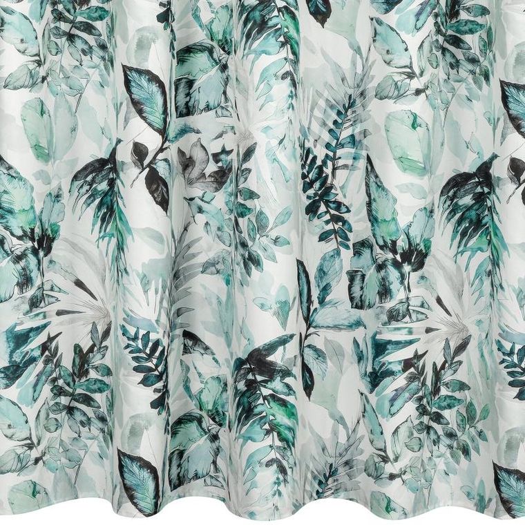 Eurofirany, zasłona zaciemniająca gotowa, na szelkach, Garden2, 155-220 cm, biały