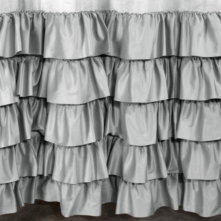 Eurofirany, zasłona zaciemniająca gotowa, na taśmie, Dani, 140-250 cm, srebrny