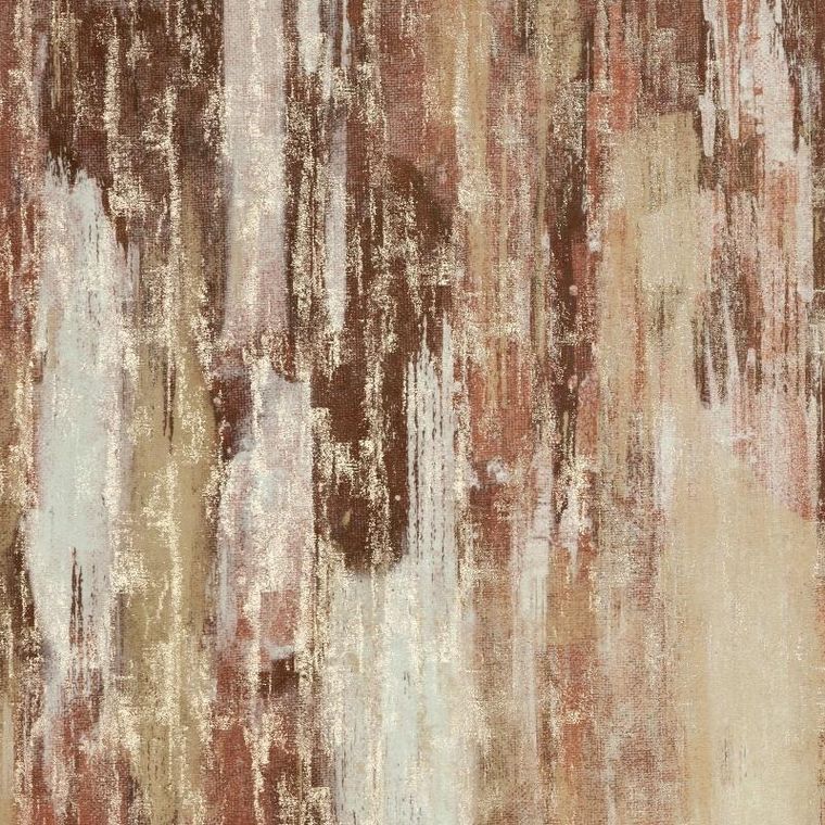 Eurofirany, zasłona zaciemniająca gotowa, na taśmie, Ella, 140-270 cm, ceglasty