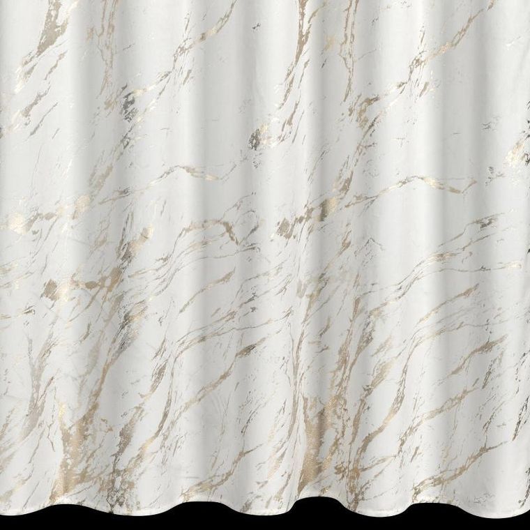 Eurofirany, zasłona zaciemniająca gotowa, na taśmie, Molly, 140-270 cm, biały