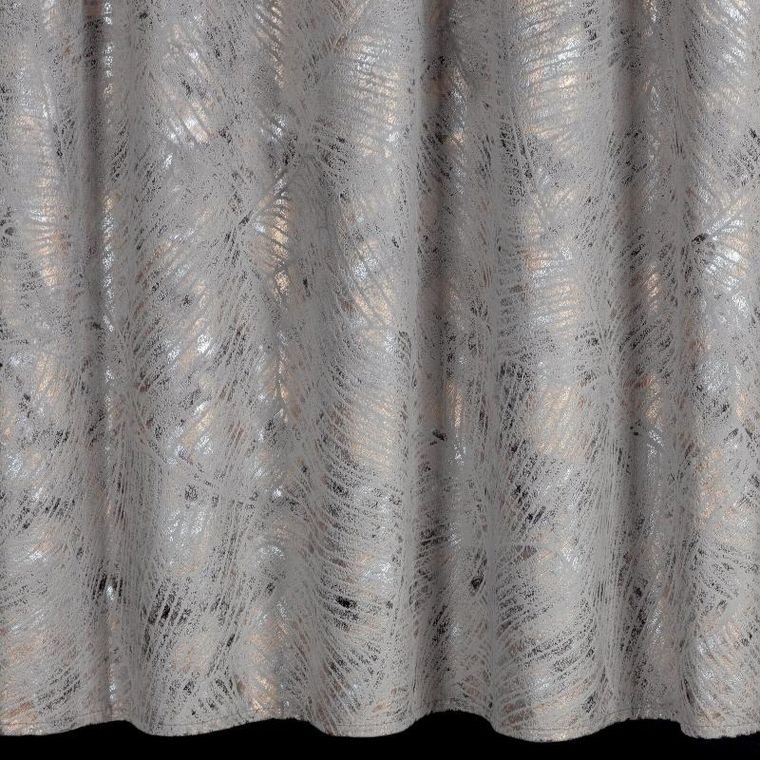 Eurofirany, zasłona zaciemniająca gotowa, na taśmie, Tulia, 135-270 cm, stalowy