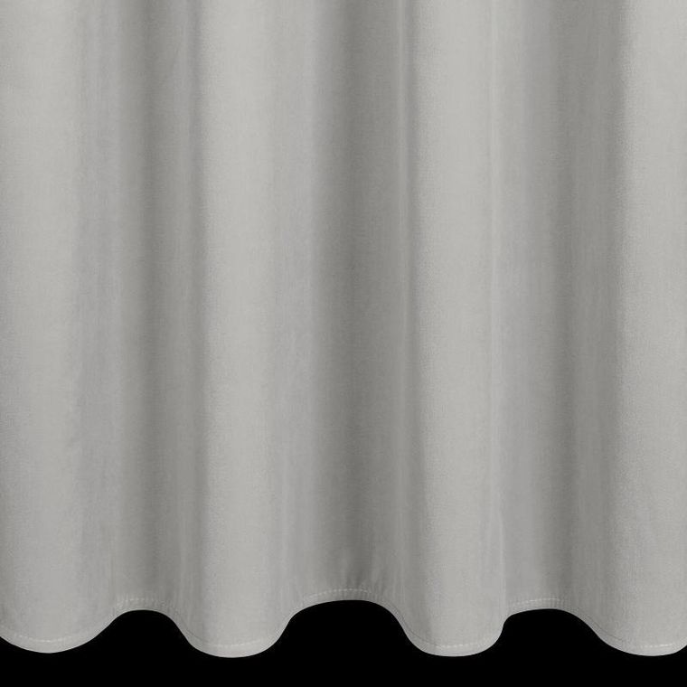 Eurofirany, zasłona zaciemniająca gotowa, Nita, 140-250 cm, stalowy