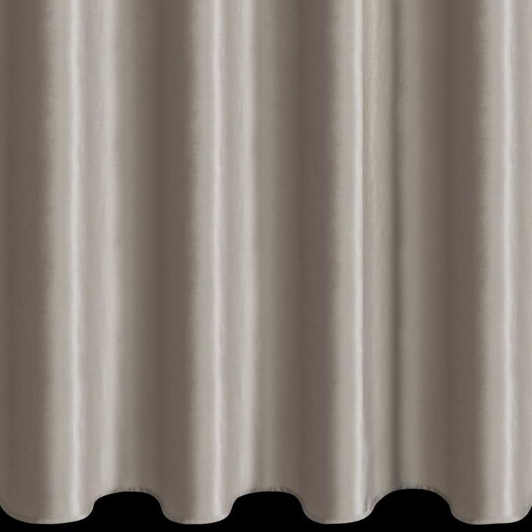 Eurofirany, zasłona zaciemniająca gotowa, Roses, na taśmie, 140-250 cm, beżowy