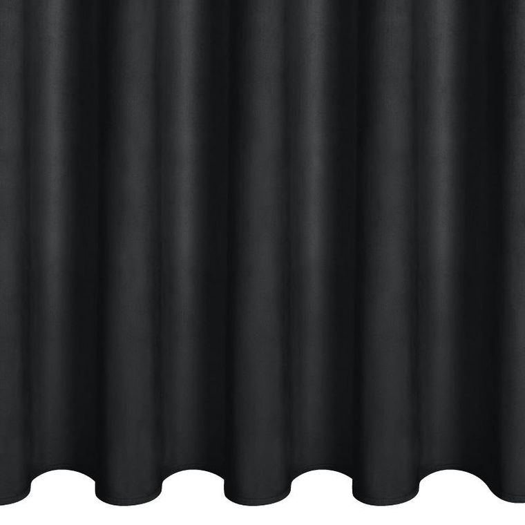 Eurofirany, zasłona zaciemniająca gotowa, Sami, 140-250 cm, czarny