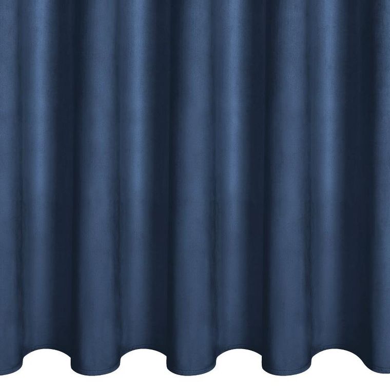Eurofirany, zasłona zaciemniająca gotowa, Sami, 140-250 cm, granatowy
