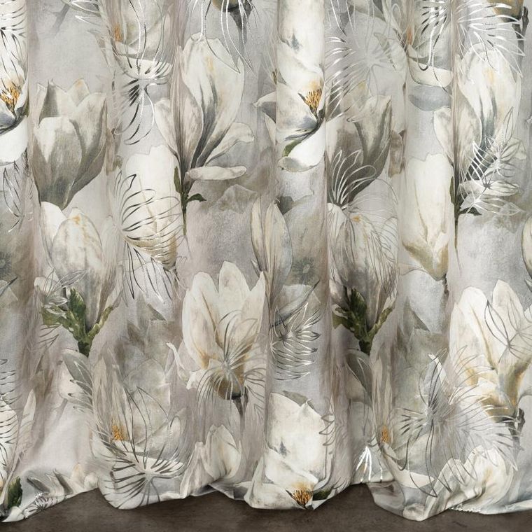 Eurofirany, zasłona zaciemniająca gotowa, Sandy, na taśmie 140-300 cm, stalowy