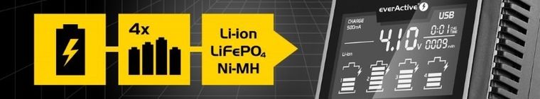 EverActive, ładowarka, UC-4000
