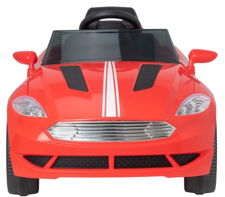 EVO, kabriolet, pojazd na akumulator, czerwony