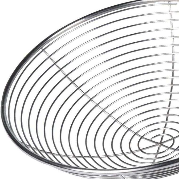 Excellent Houseware, łyżka cedzakowa, stalowa, 37 cm