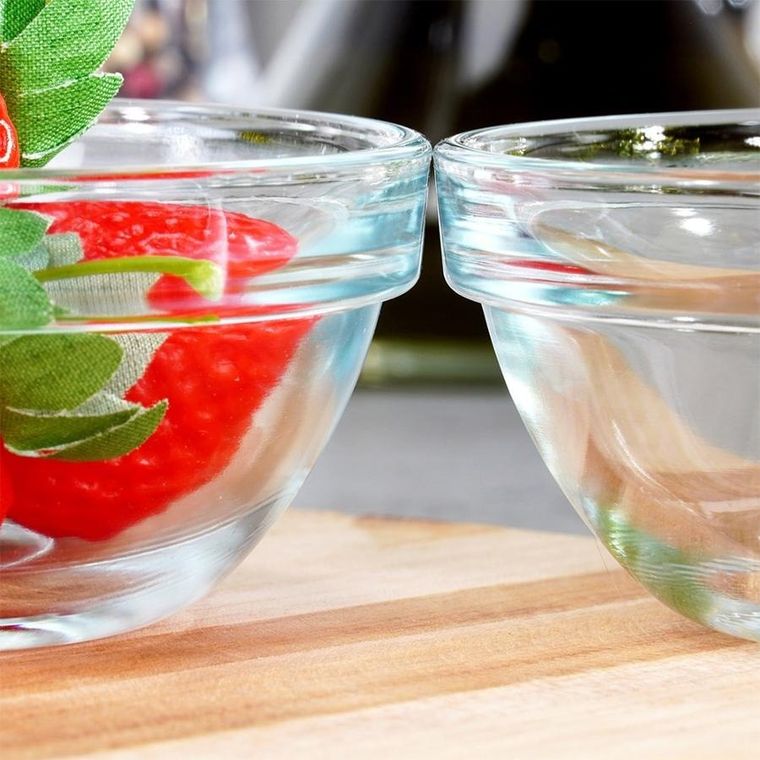 Excellent Houseware, miseczki szklane, 10,5 cm, 200 ml, 4 szt.